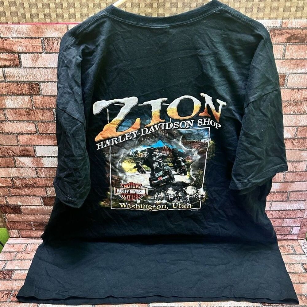 Harley-Davidson Black T-Shirt for Men size 2X - Picture 4 of 10